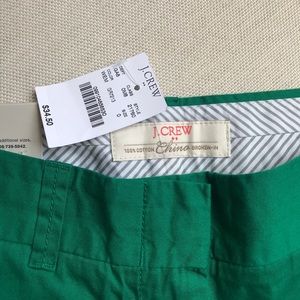 J. Crew Shorts - NWT J. Crew green chino shorts - 0 J. Crew Shorts - NWT J. Crew green chino shorts - 0